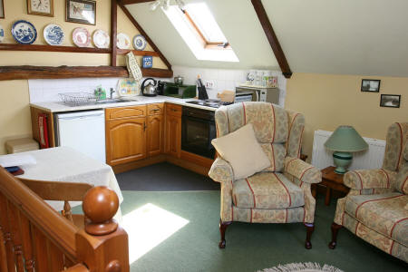 Bramble Cottage living room view